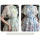String Ball Cat Swan Lake Top Skirt Set and JSKs(Pre-Order/2 Colours/Full Payment Without Shipping)